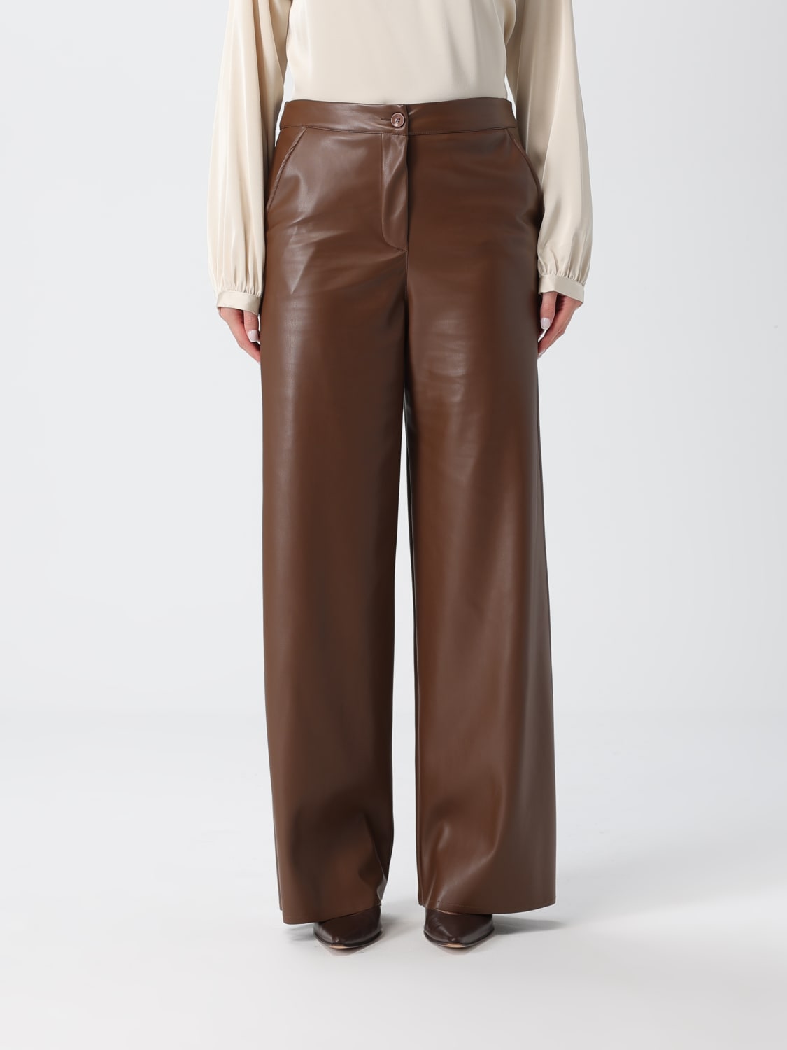 HANITA PANTS: Pants woman Hanita, Leather - Img 1