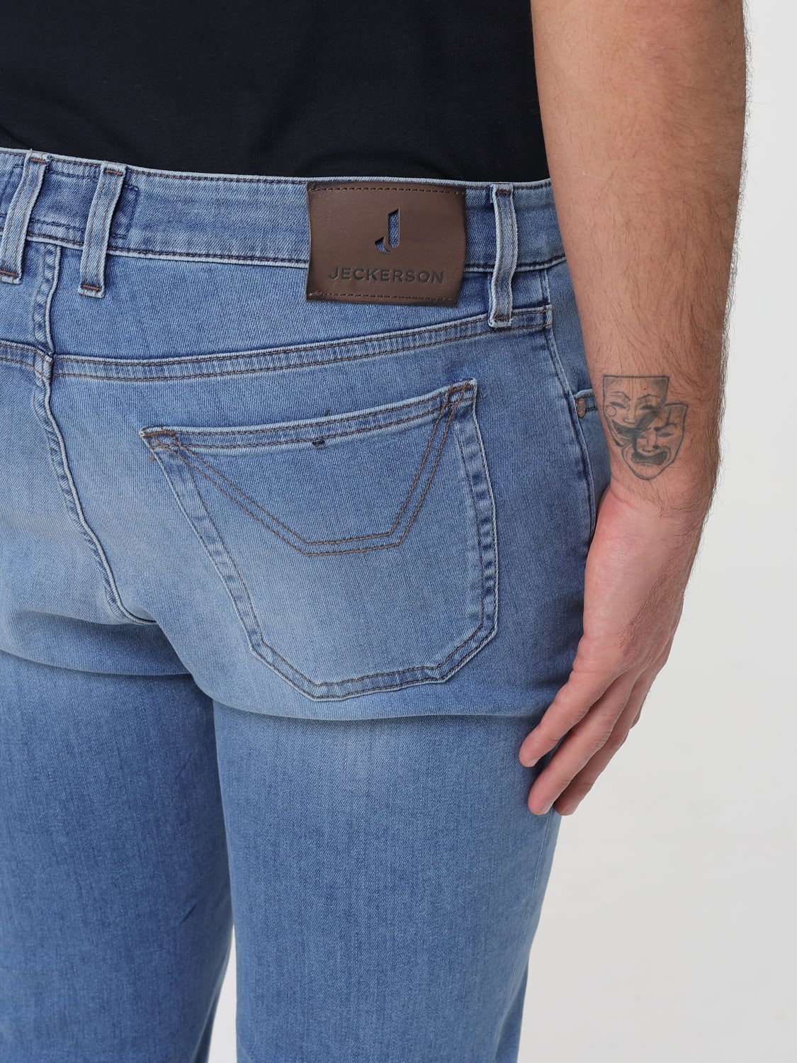 JECKERSON JEANS: Jeans men Jeckerson, Stone Washed - Img 3