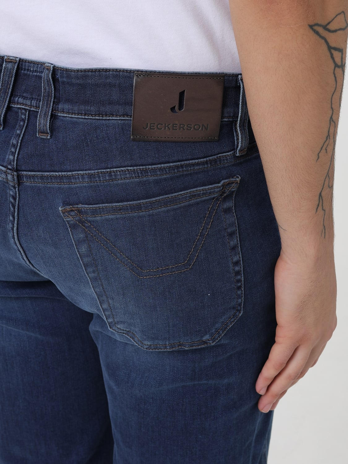 JECKERSON JEANS: Jeans men Jeckerson, Blue - Img 3