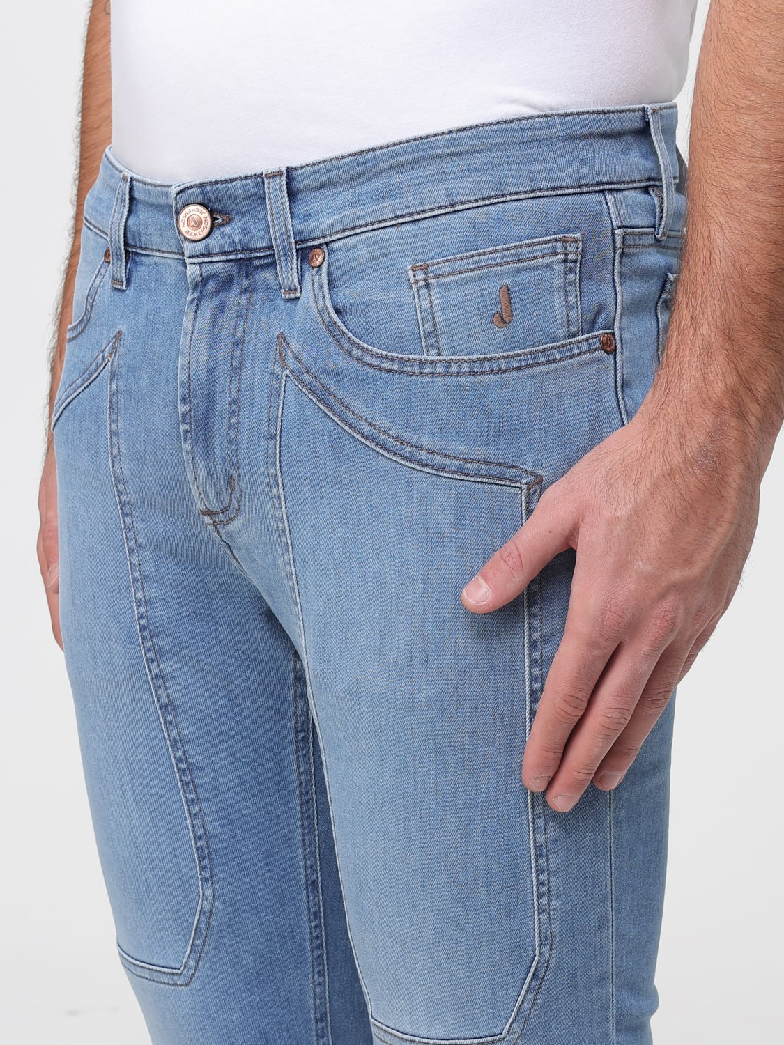 JECKERSON JEANS: Jeans men Jeckerson, Stone Washed - Img 3