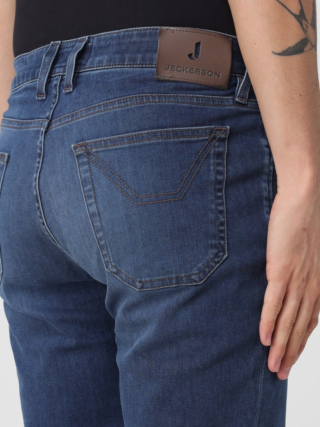 JECKERSON JEANS: Jeans men Jeckerson, Stone Washed - Img 3