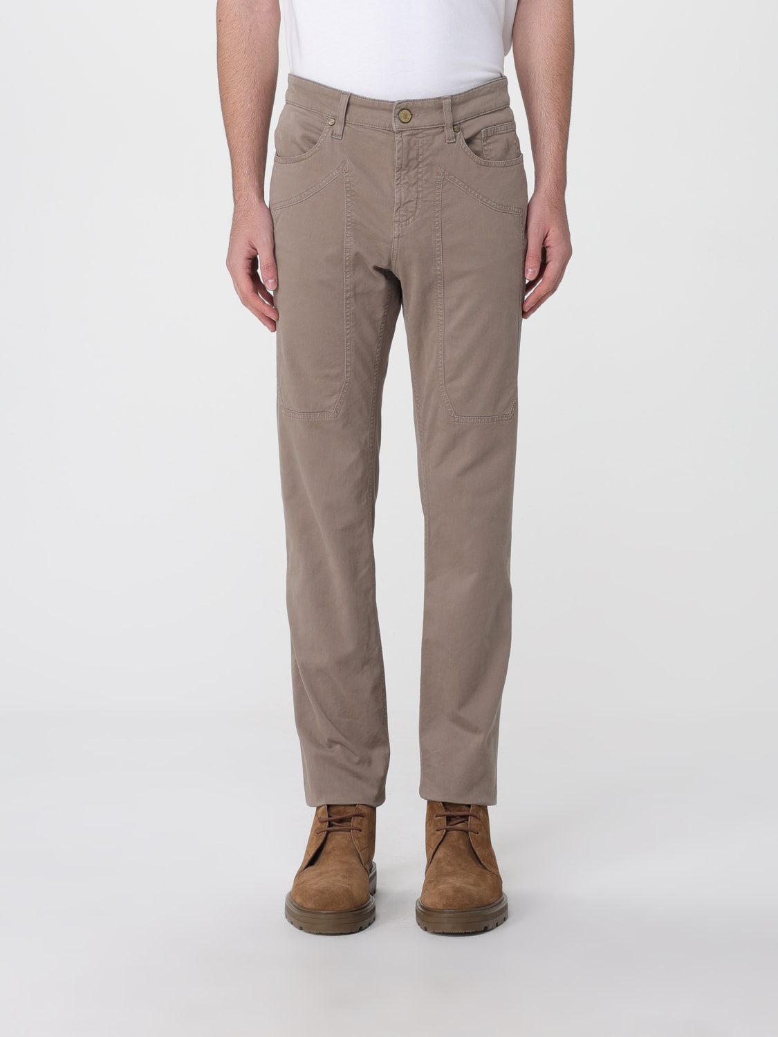 JECKERSON JEANS: Pants men Jeckerson, Beige - Img 1