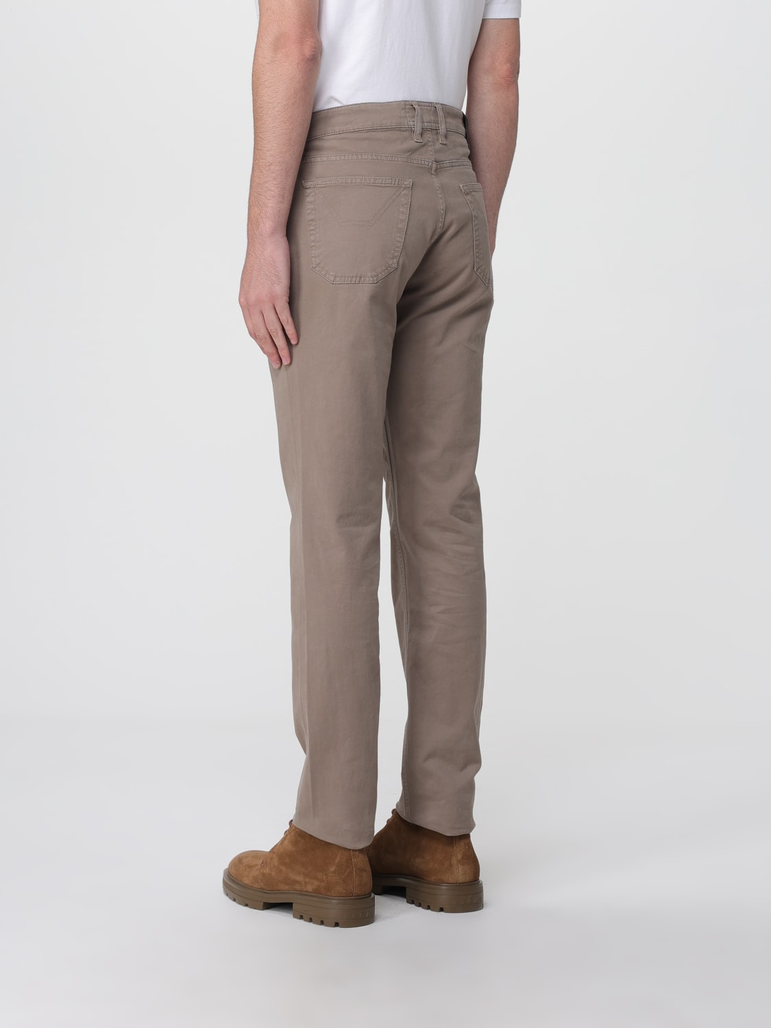 JECKERSON JEANS: Pants men Jeckerson, Beige - Img 2