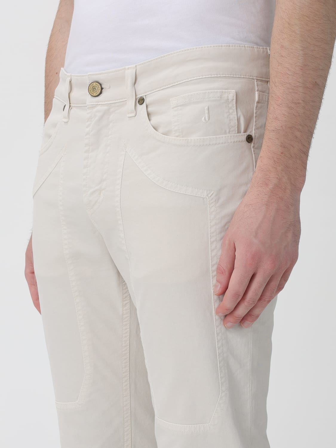 JECKERSON JEANS: Pants men Jeckerson, Ice - Img 3