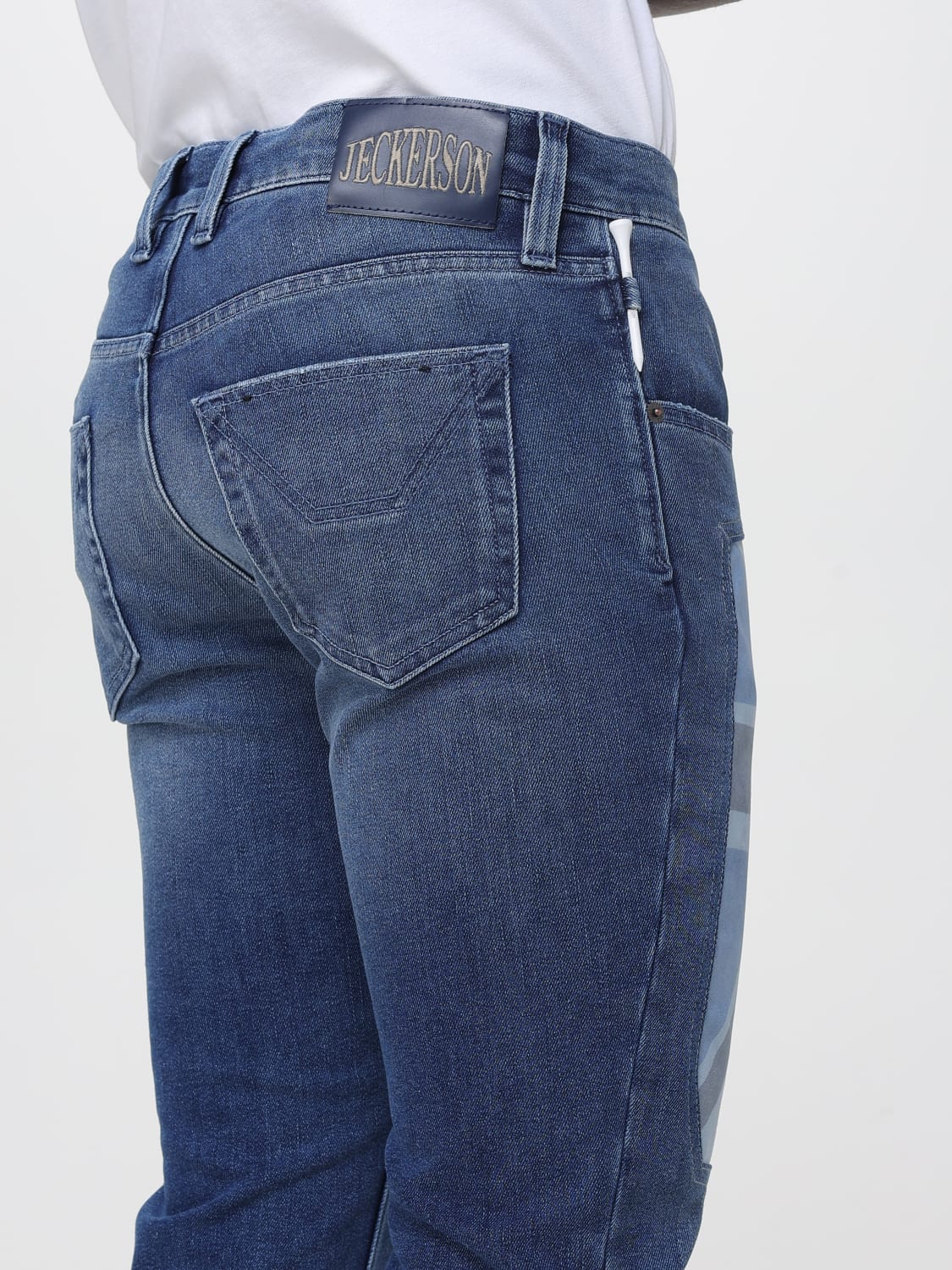 JECKERSON JEANS: Jeans men Jeckerson, Blue - Img 3