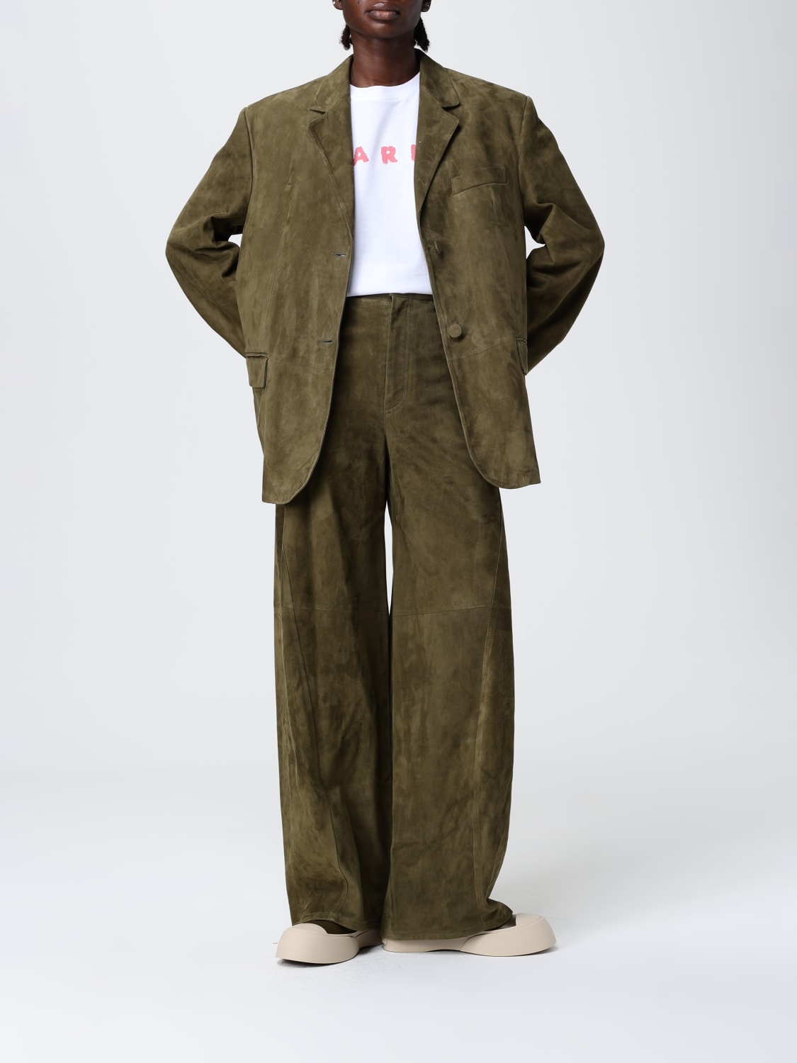 MARNI PANTS: Pants woman Marni, Sage - Img 2