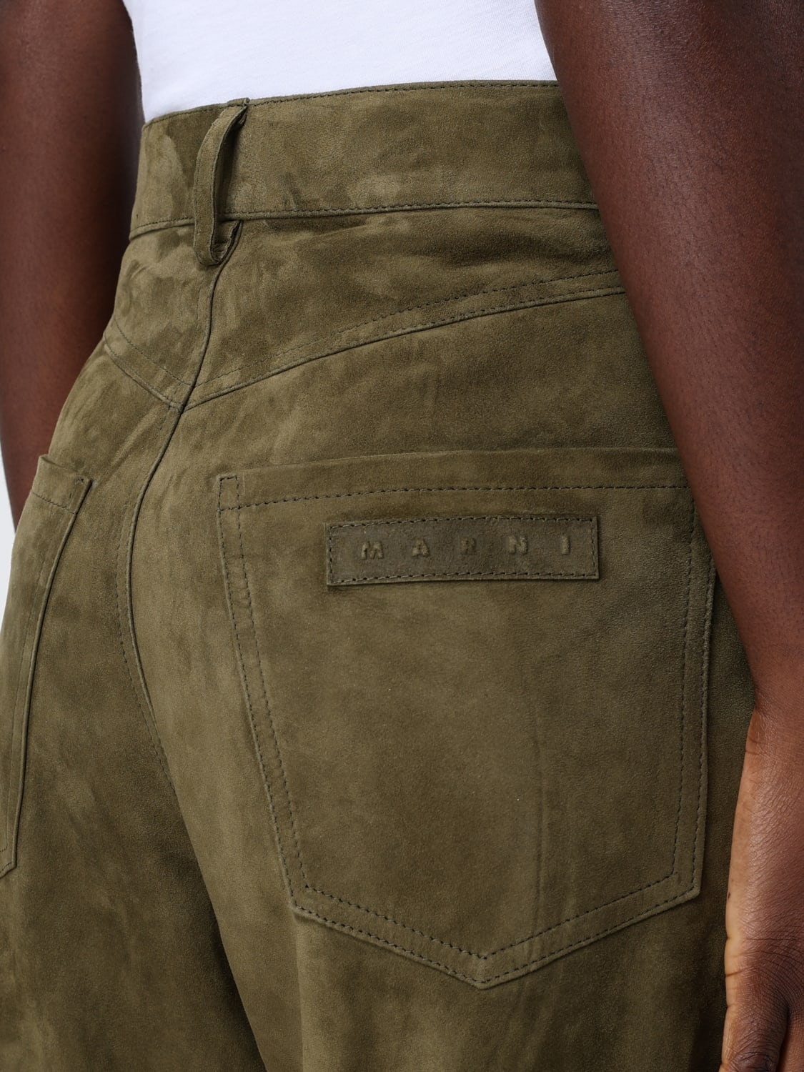 MARNI PANTS: Pants woman Marni, Sage - Img 5