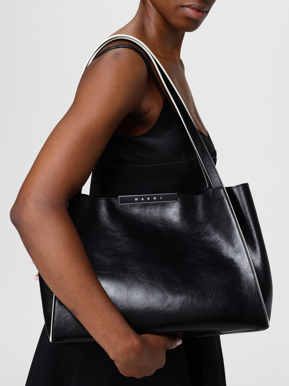 MARNI SHOULDER BAG: Shoulder bag woman Marni, Black - Img 2