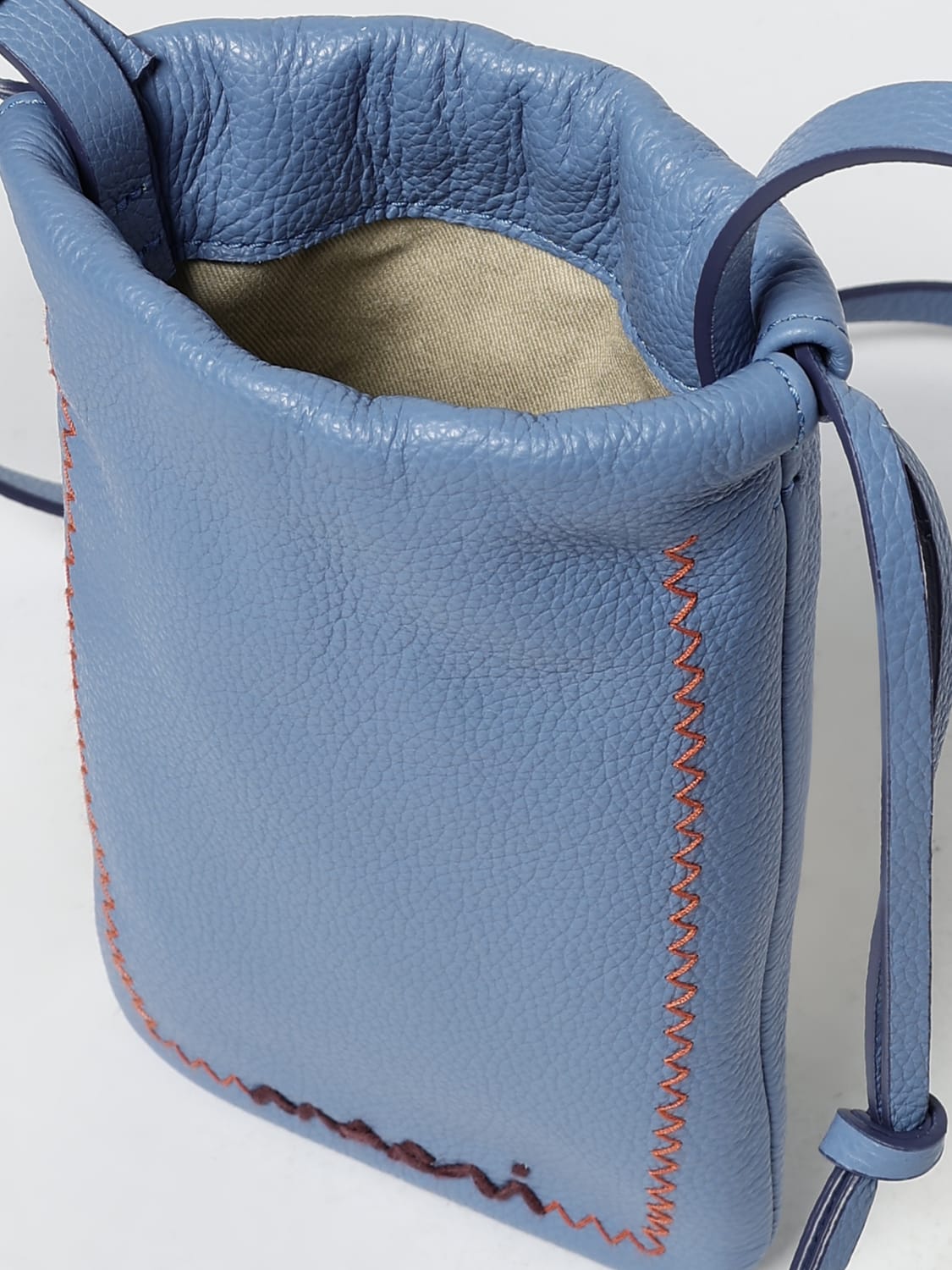 MARNI TECH ACCESSORIES: Shoulder bag woman Marni, Gnawed Blue - Img 5