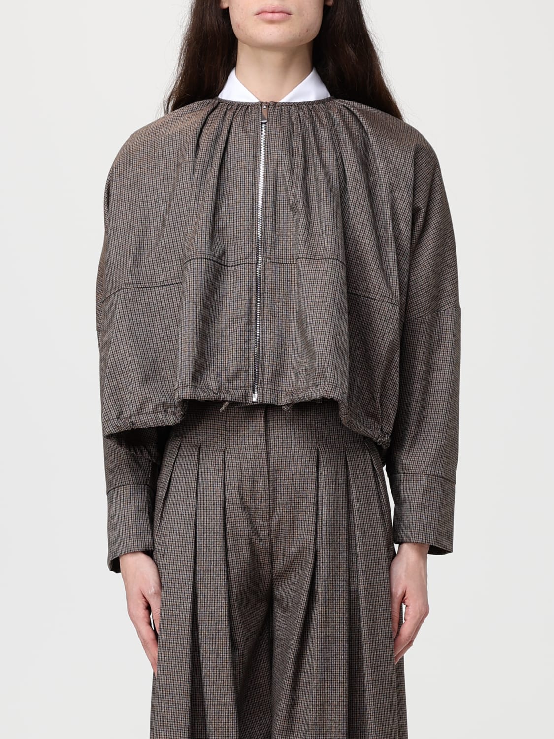 MEIMEIJ JACKET: Blazer woman Meimeij, Camel - Img 1