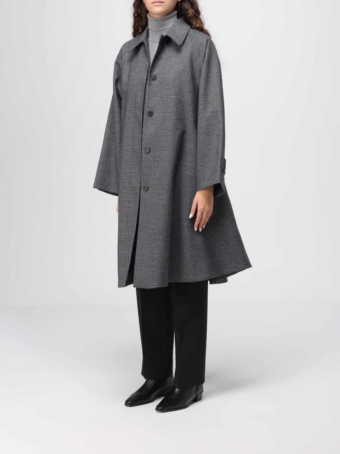 MEIMEIJ COAT: Coat woman Meimeij, Grey - Img 3