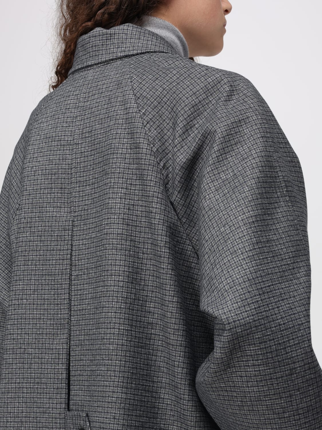 MEIMEIJ COAT: Coat woman Meimeij, Grey - Img 4