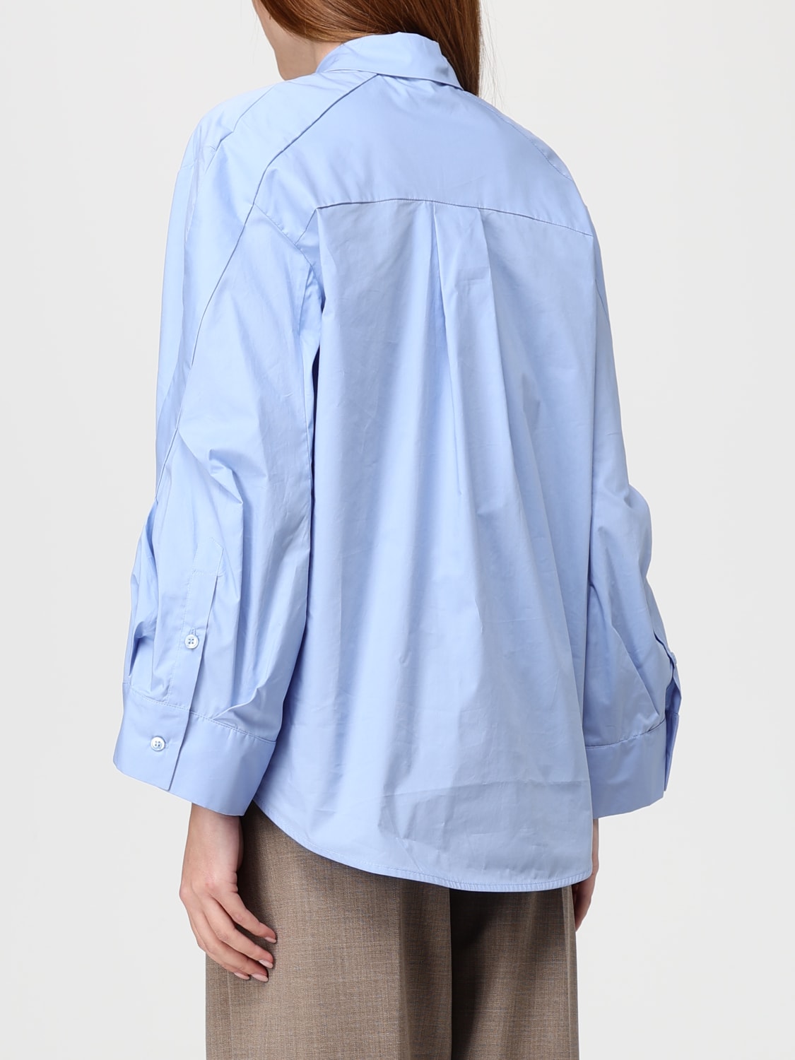 MEIMEIJ HEMDBLUSE: Hemdbluse damen Meimeij, Hellblau - Img 2