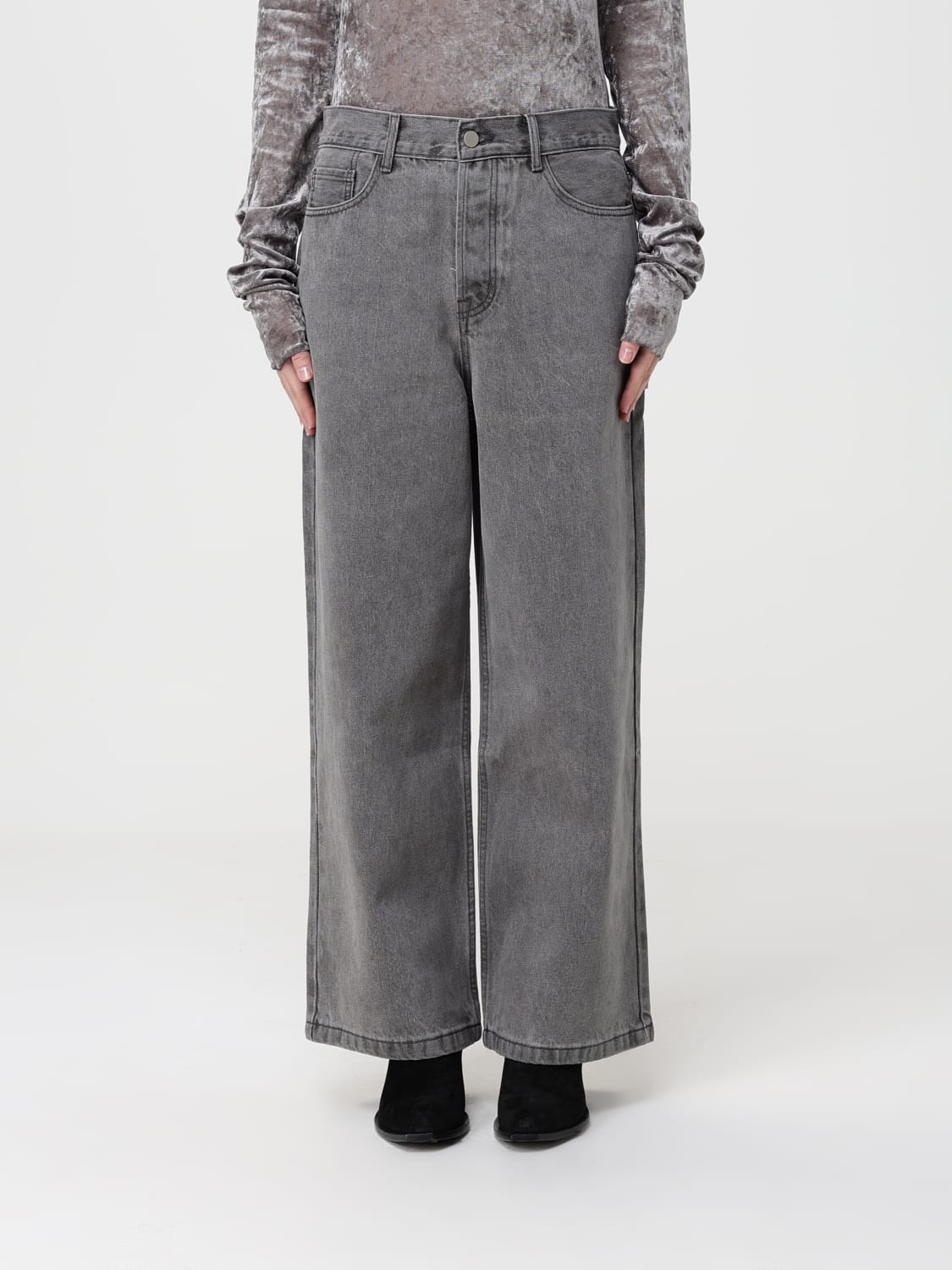 MEIMEIJ JEANS: Jeans woman Meimeij, Grey - Img 1