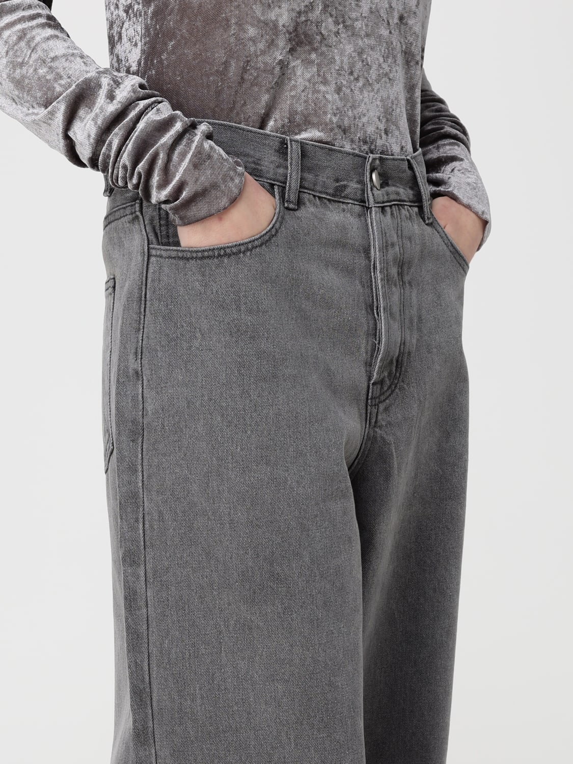 MEIMEIJ JEANS: Jeans woman Meimeij, Grey - Img 3