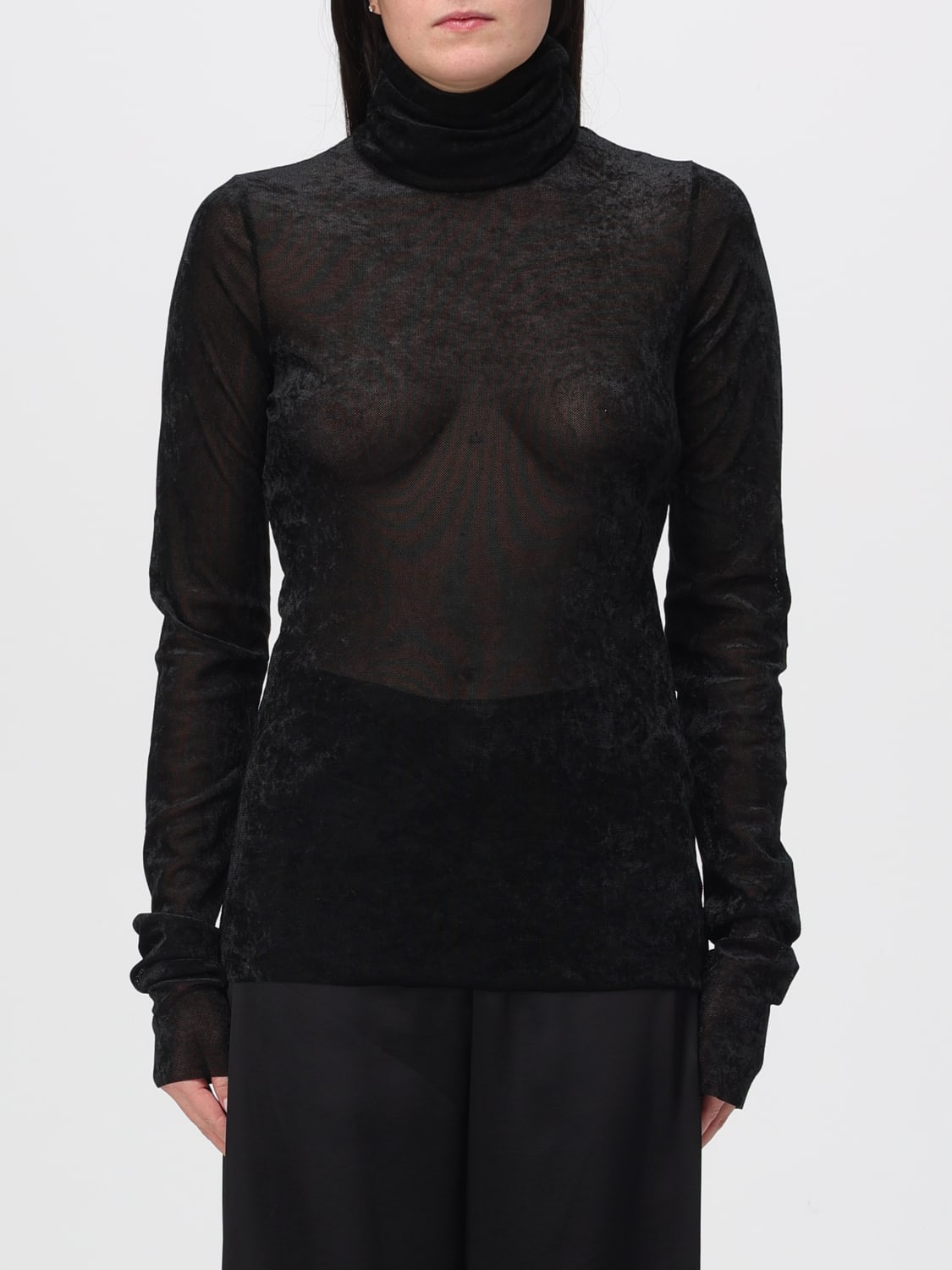 MEIMEIJ PULL: T-shirt femme Meimeij, Noir - Img 1