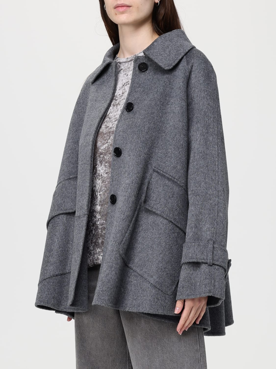 MEIMEIJ MANTEAU: Manteau femme Meimeij, Gris - Img 3