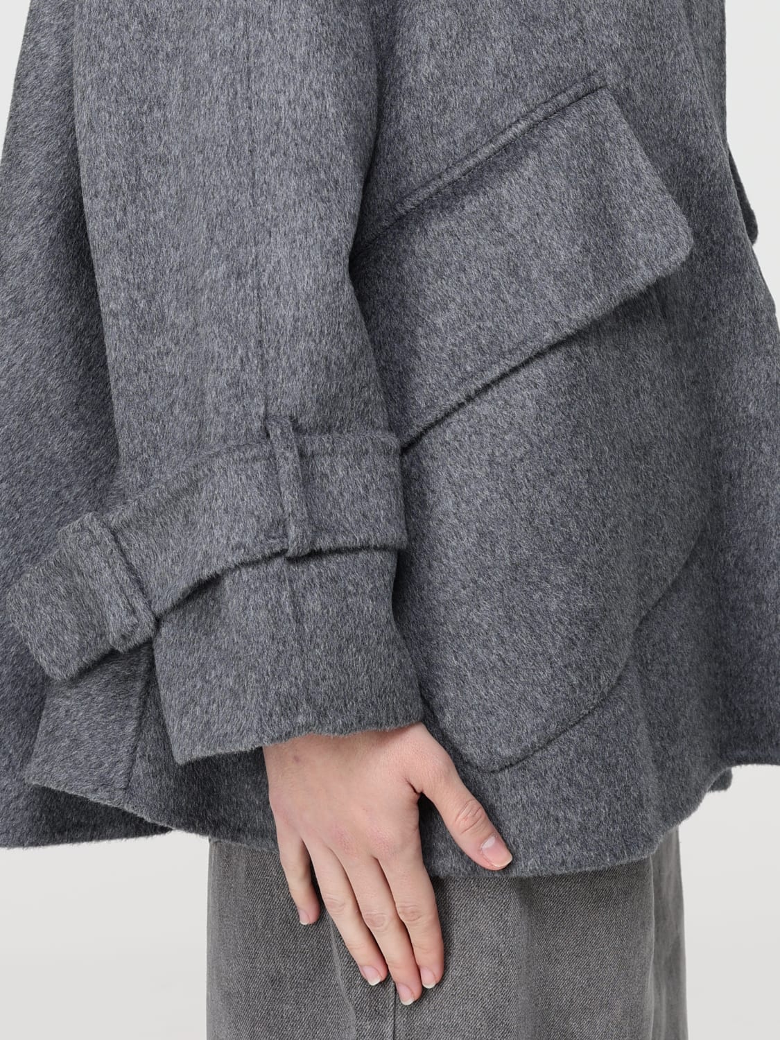 MEIMEIJ MANTEAU: Manteau femme Meimeij, Gris - Img 4