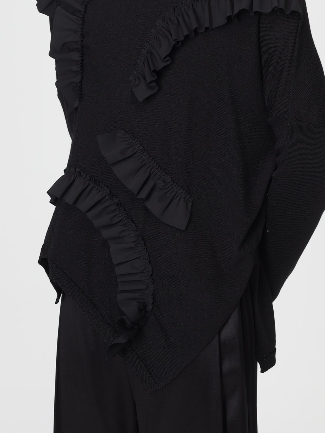 MEIMEIJ MAGLIA: Maglia a dolcevita in lana vergine Meimeij, Nero - Img 3