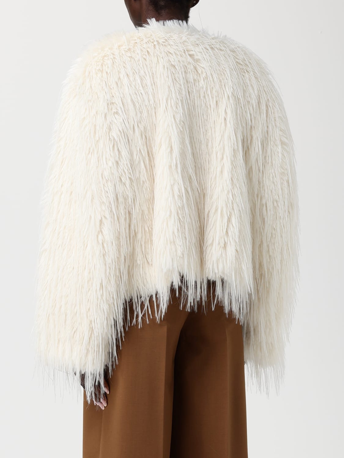 MEIMEIJ FUR COAT: Jacket woman Meimeij, Ice - Img 2