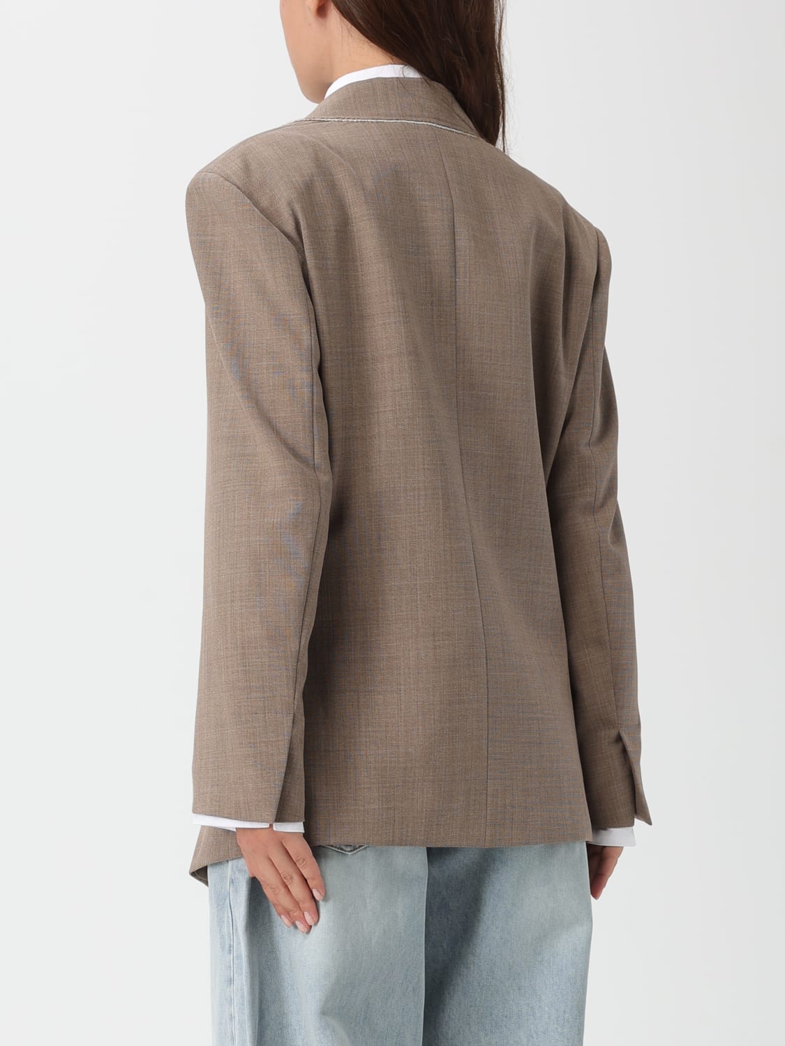 MEIMEIJ JACKET: Blazer woman Meimeij, Leather - Img 2