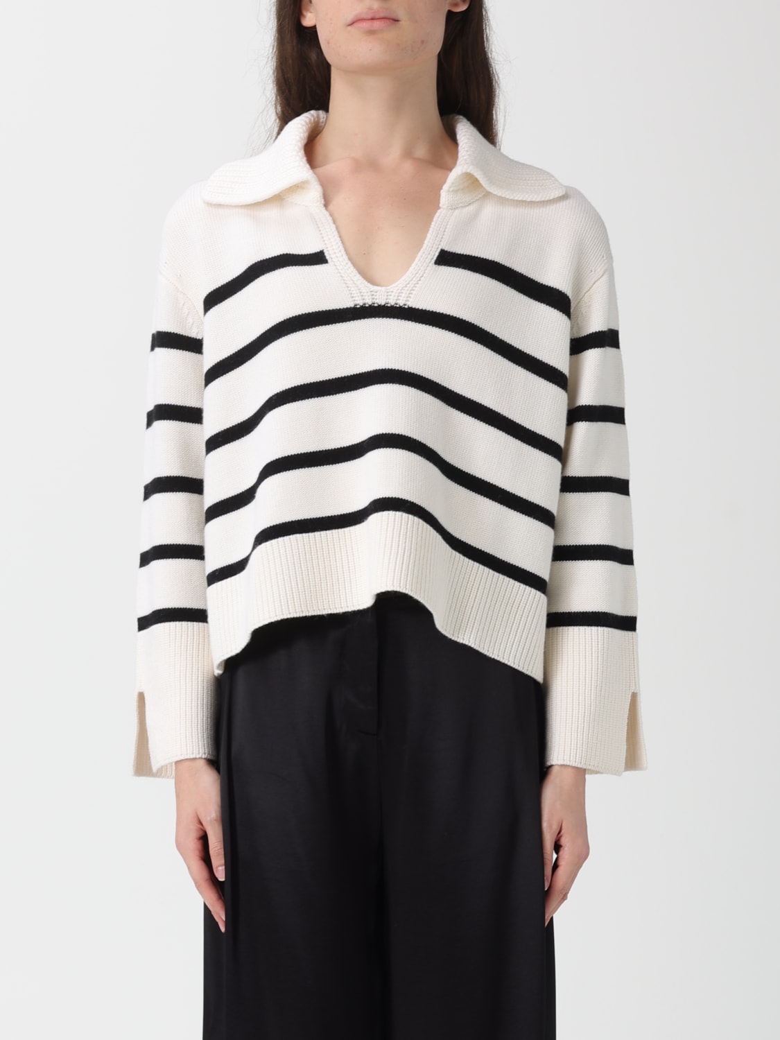 MEIMEIJ POLO: Pull femme Meimeij, Lait - Img 1