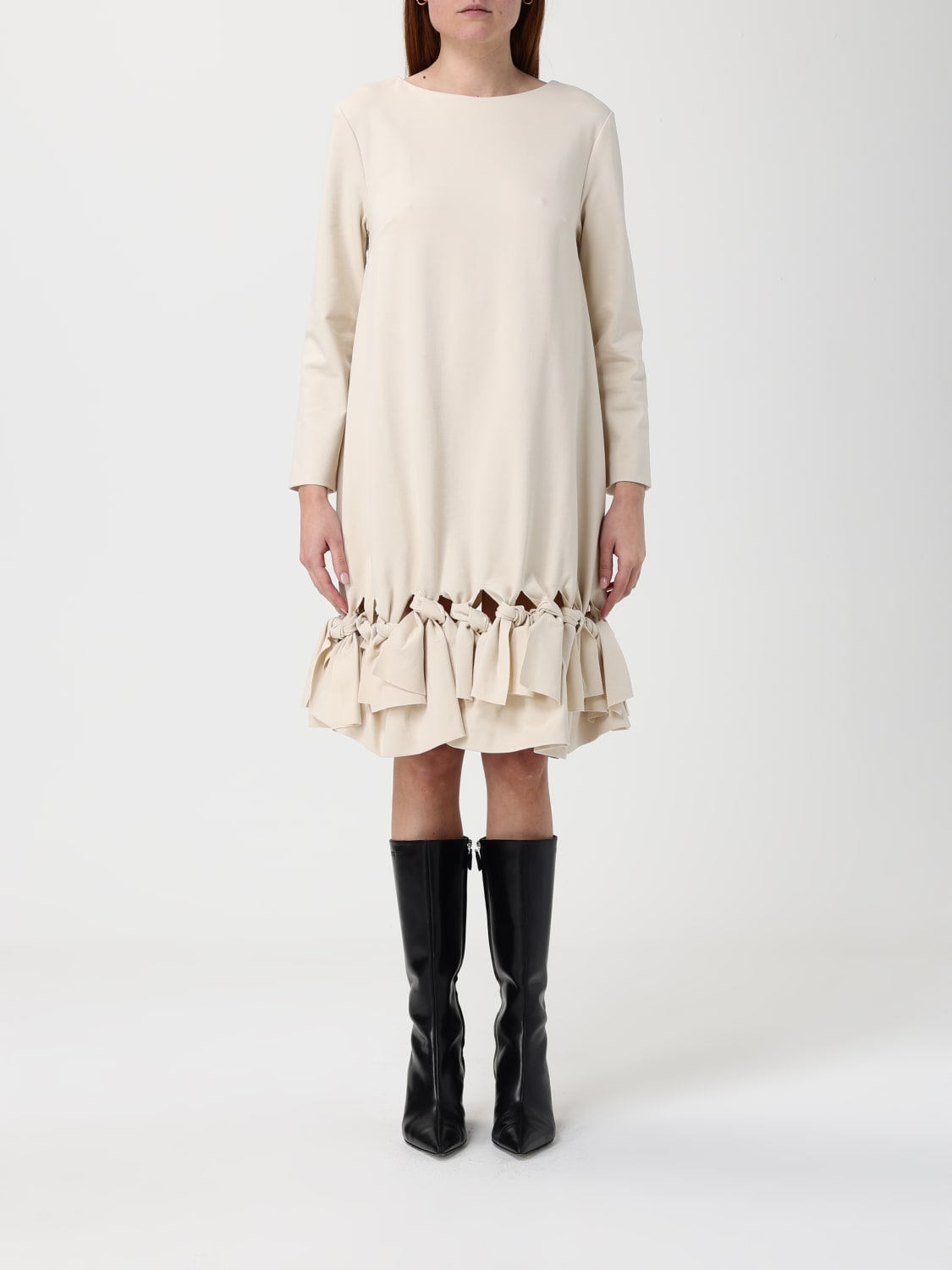 MEIMEIJ VESTIDO: Vestido mujer Meimeij, Natural - Img 1