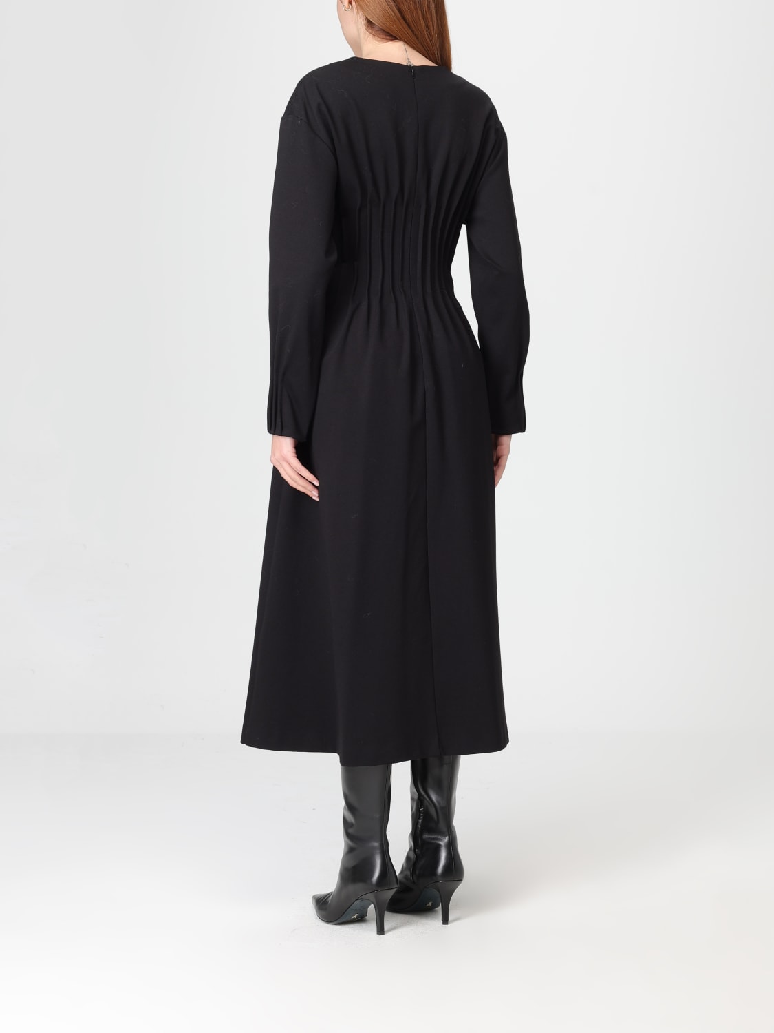 MEIMEIJ ABITO: Abito in misto viscosa Meimeij, Nero - Img 2