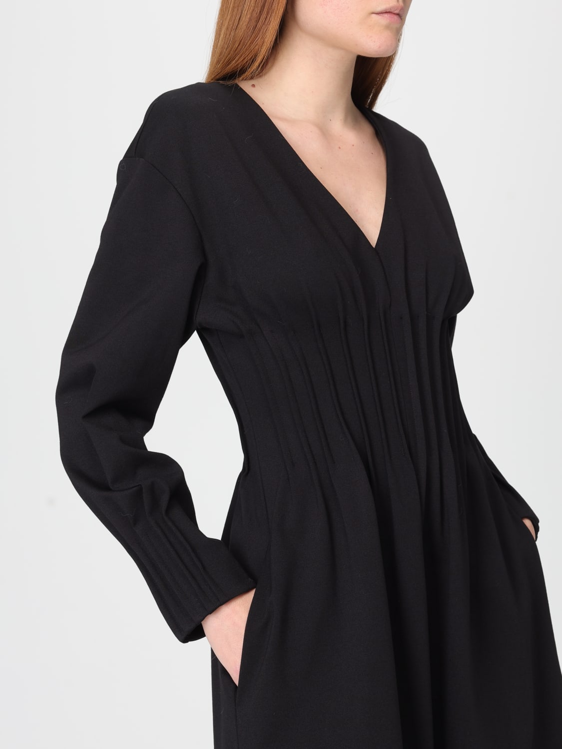 MEIMEIJ ABITO: Abito in misto viscosa Meimeij, Nero - Img 3