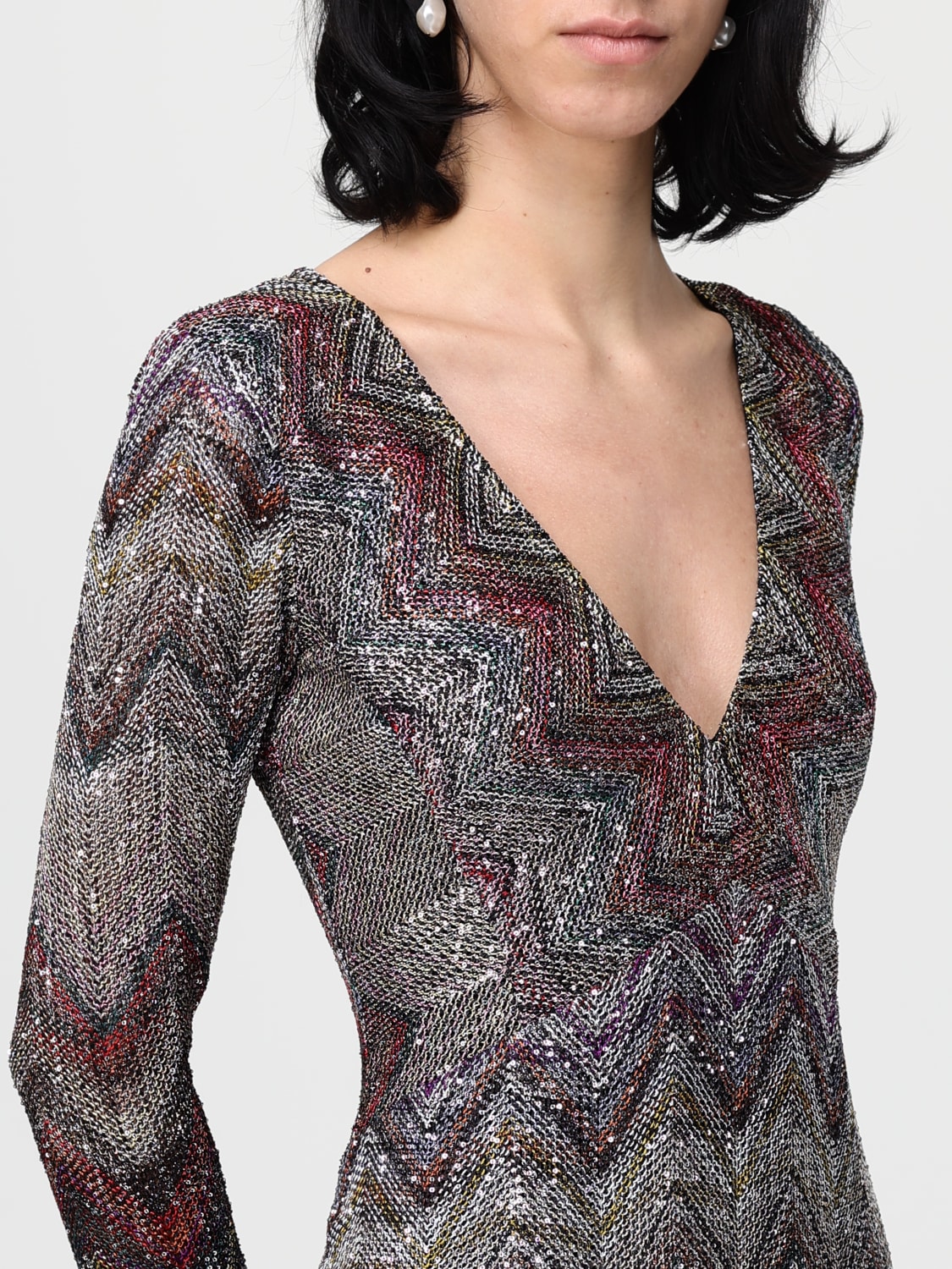 MISSONI DRESS: Dress woman Missoni, Multicolor - Img 4