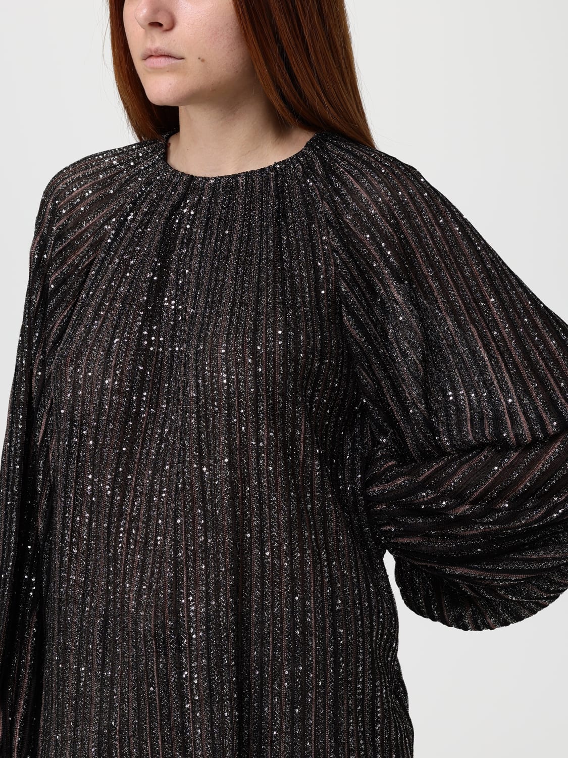 MISSONI TOP: Blusa Missoni in viscosa lurex , Marrone - Img 4