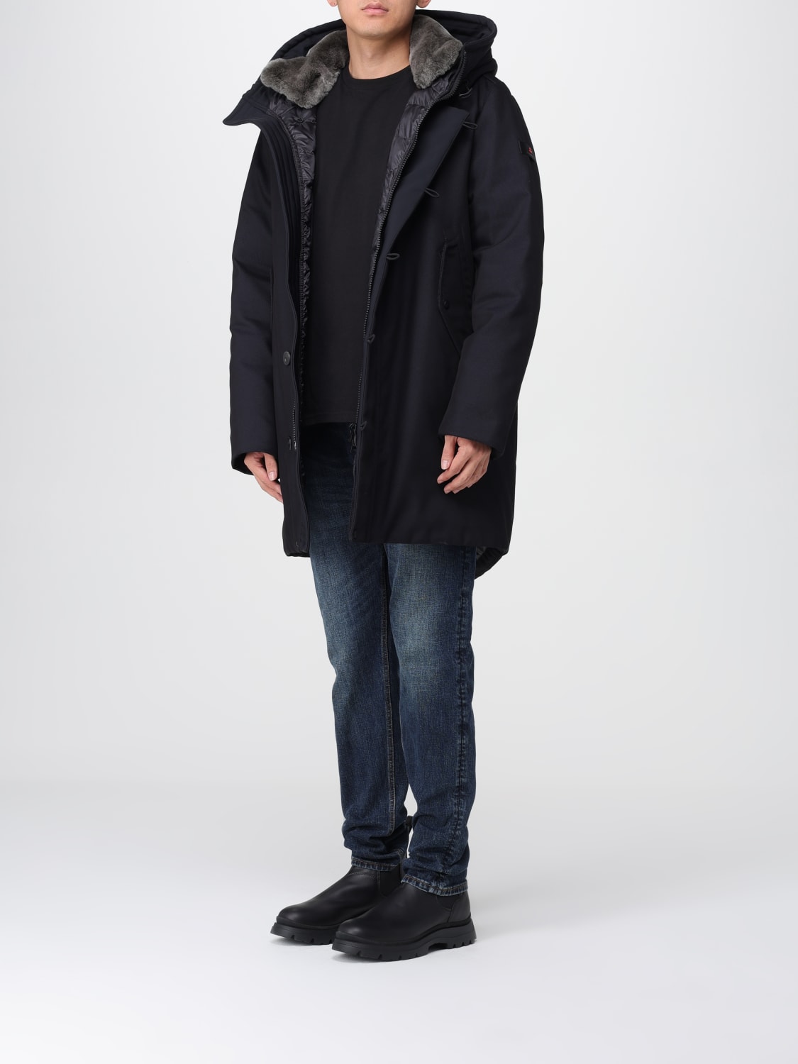 PEUTEREY 外套: 外套 男士 Peuterey, 蓝色 - Img 3