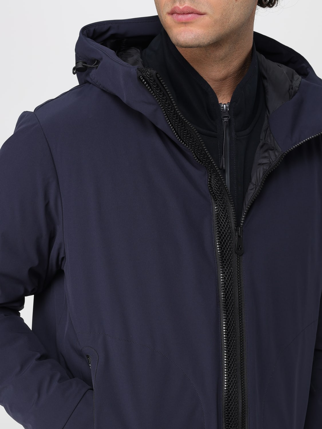 PEUTEREY 大衣: 外套 男士 Peuterey, 蓝色 - Img 4