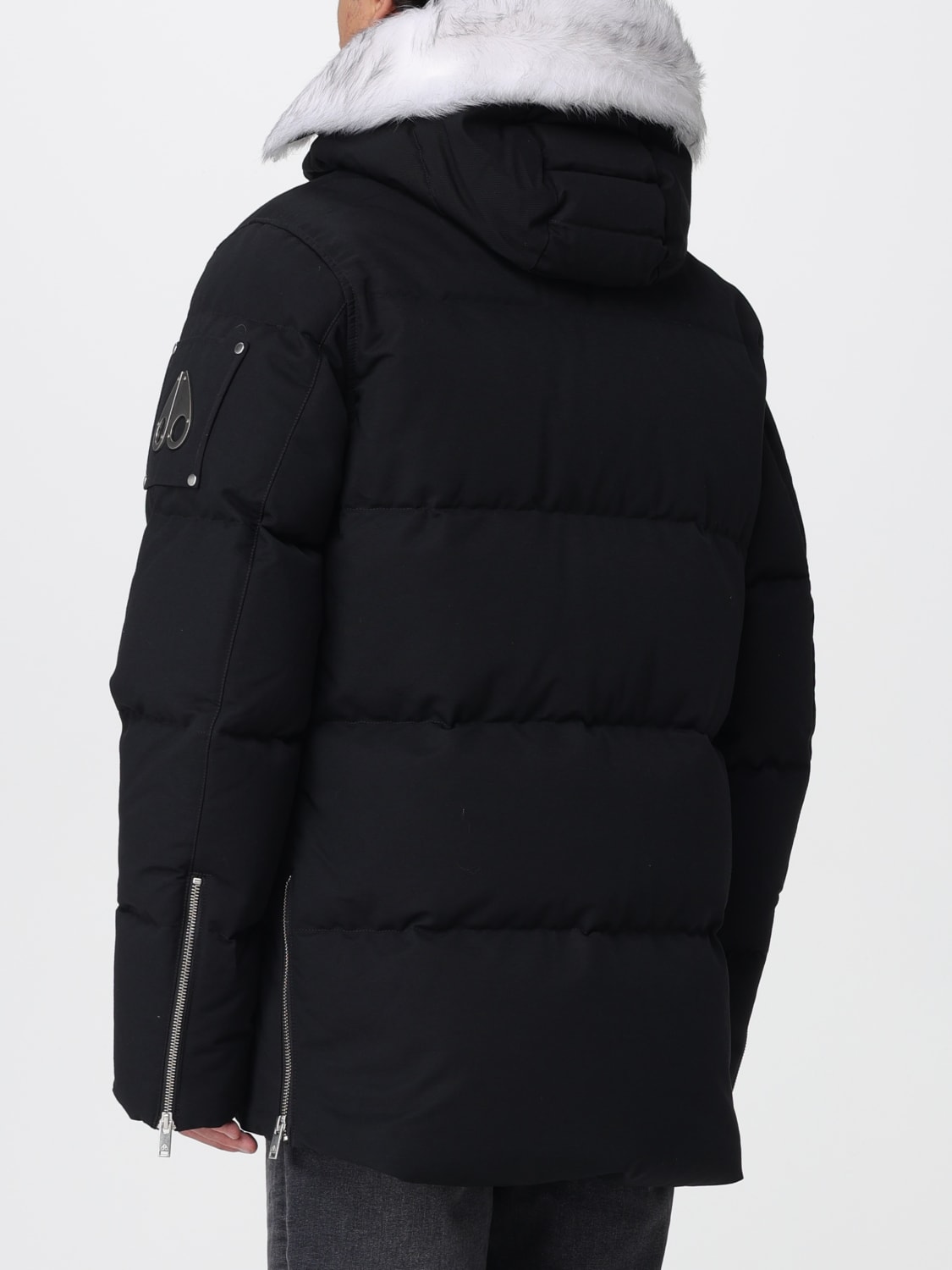 MOOSE KNUCKLES 재킷: 재킷 남성 Moose Knuckles, 블랙 1 - Img 2