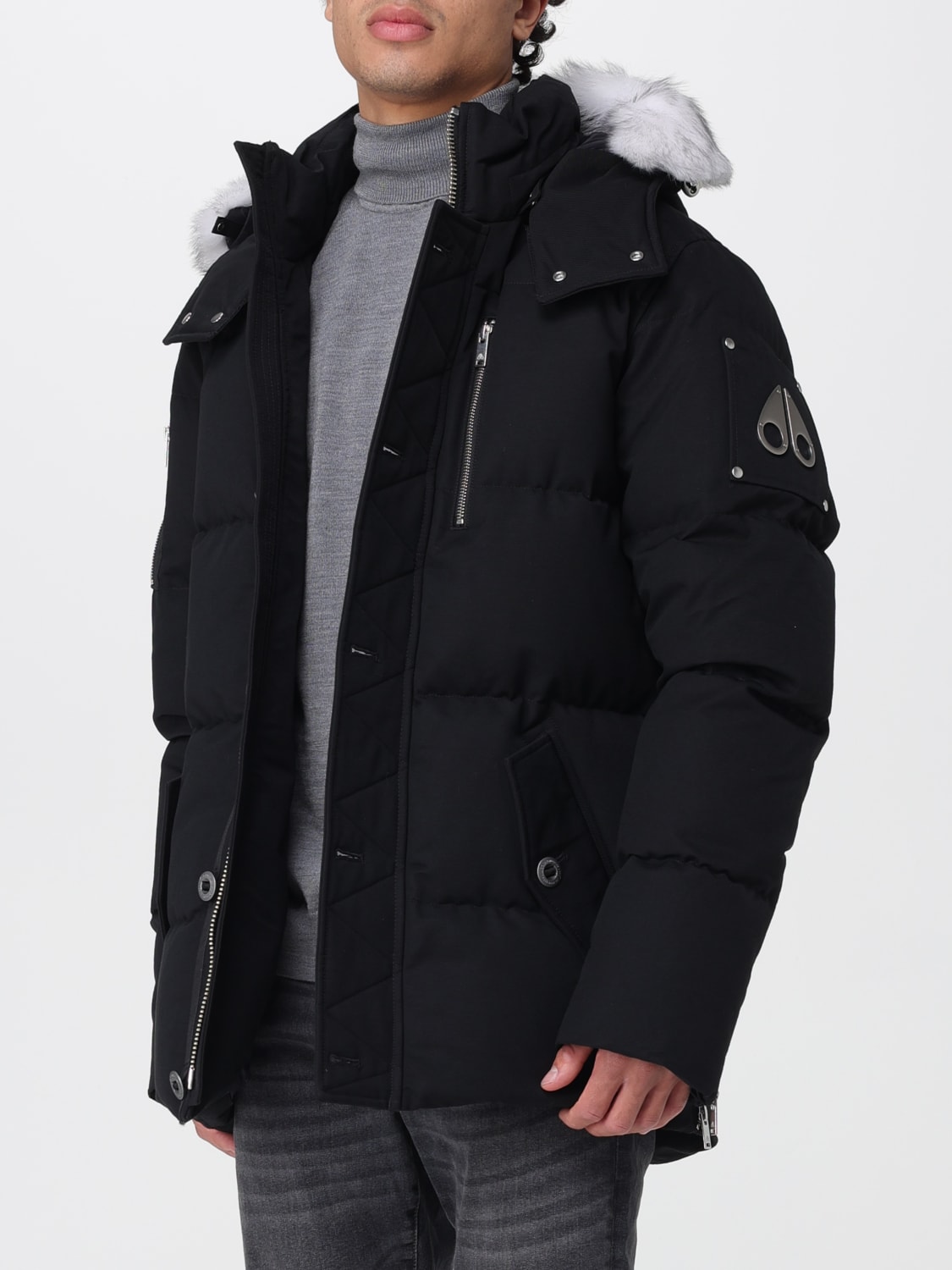 MOOSE KNUCKLES 재킷: 재킷 남성 Moose Knuckles, 블랙 1 - Img 3