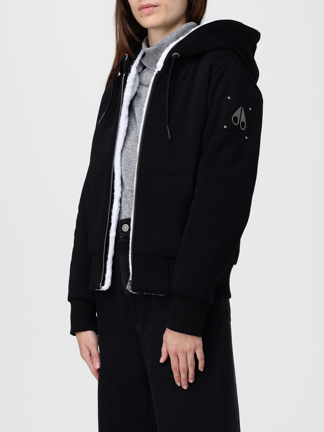 MOOSE KNUCKLES SWEATSHIRT: Jacke damen Moose Knuckles, Schwarz - Img 3