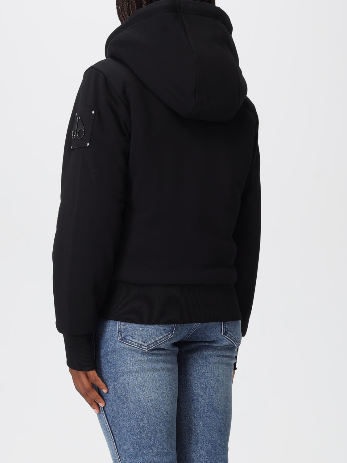 MOOSE KNUCKLES SWEATSHIRT: Jacket woman Moose Knuckles, Black 1 - Img 2