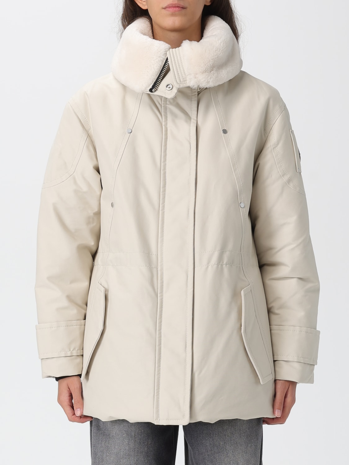 MOOSE KNUCKLES MANTEAU: Veste femme Moose Knuckles, Lait - Img 1