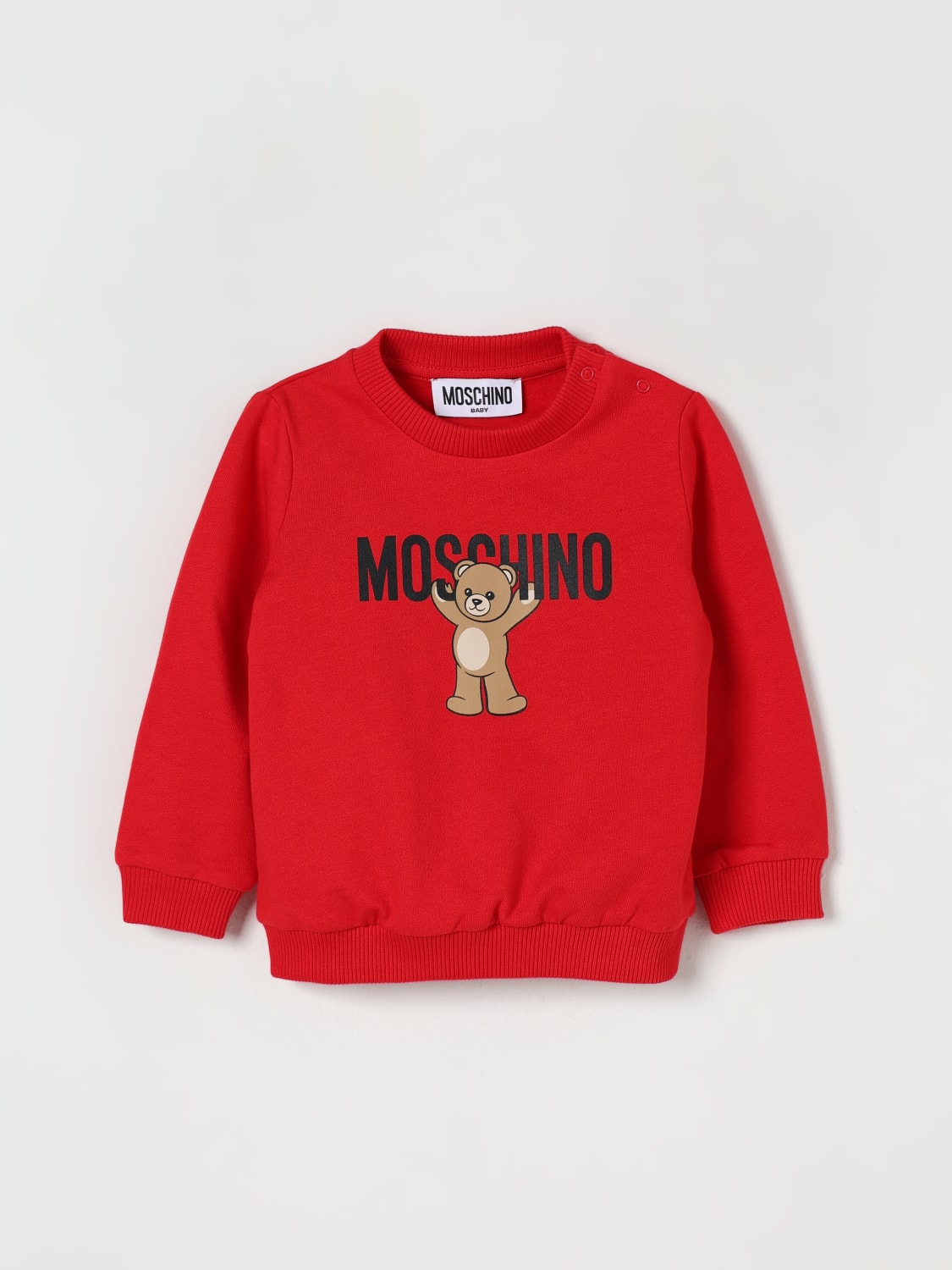 MOSCHINO PULLOVER: Pullover kinder Moschino, Rot - Img 1