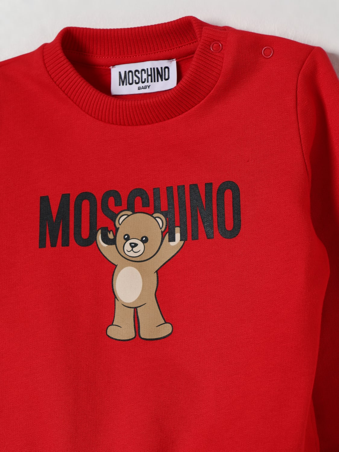 MOSCHINO PULLOVER: Pullover kinder Moschino, Rot - Img 3
