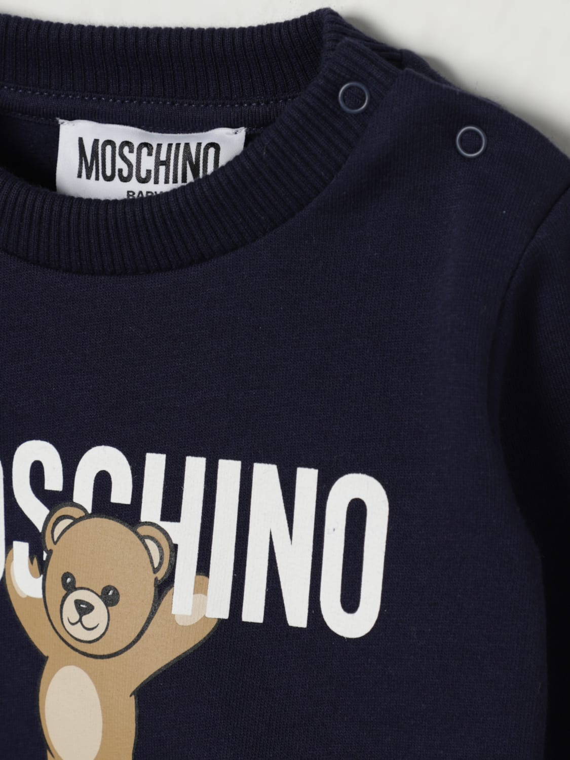 MOSCHINO SWEATER: Sweater kids Moschino, Navy - Img 3