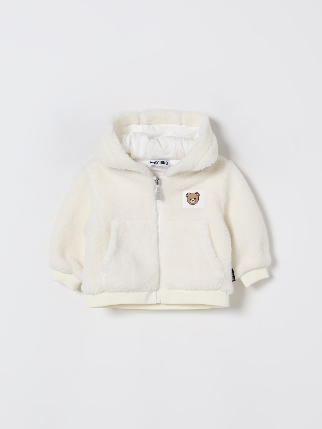 MOSCHINO JACKE: Jacke kinder Moschino, Yellow Cream - Img 1