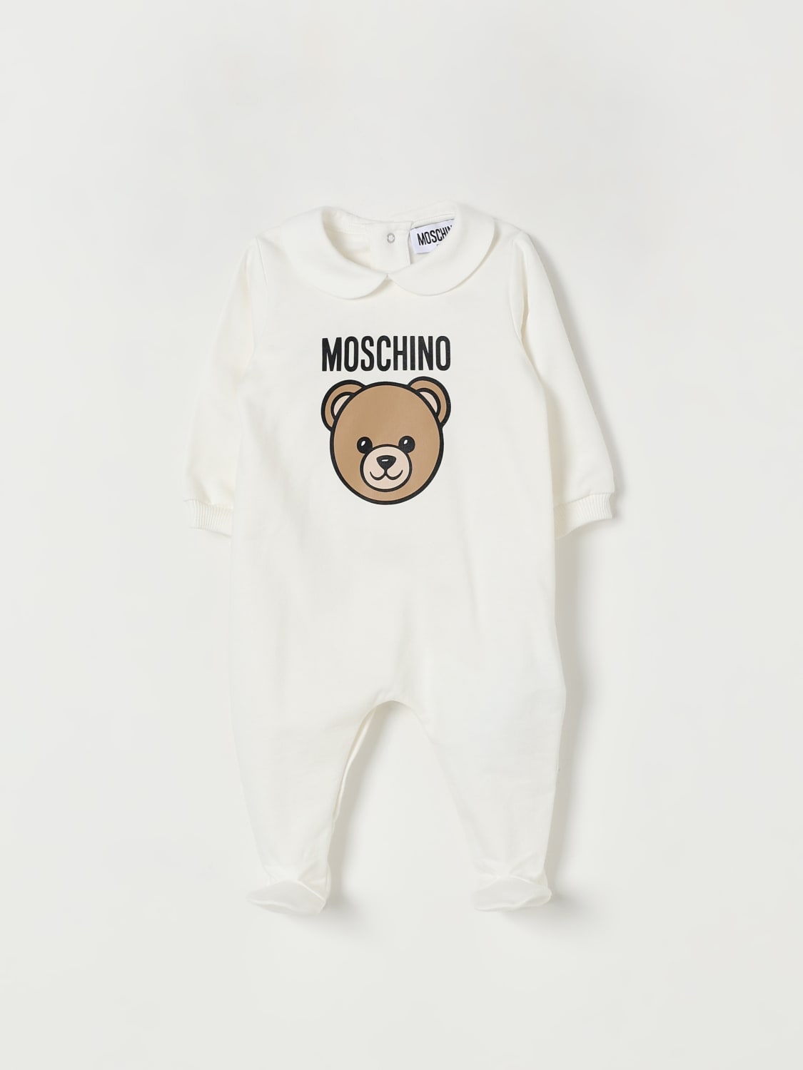 MOSCHINO TRACKSUIT: Romper kids Moschino, Yellow Cream - Img 1