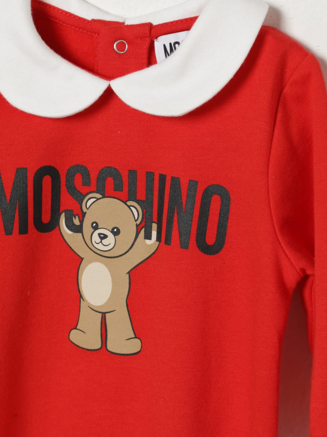 MOSCHINO TRACKSUIT: Romper kids Moschino, Red - Img 3