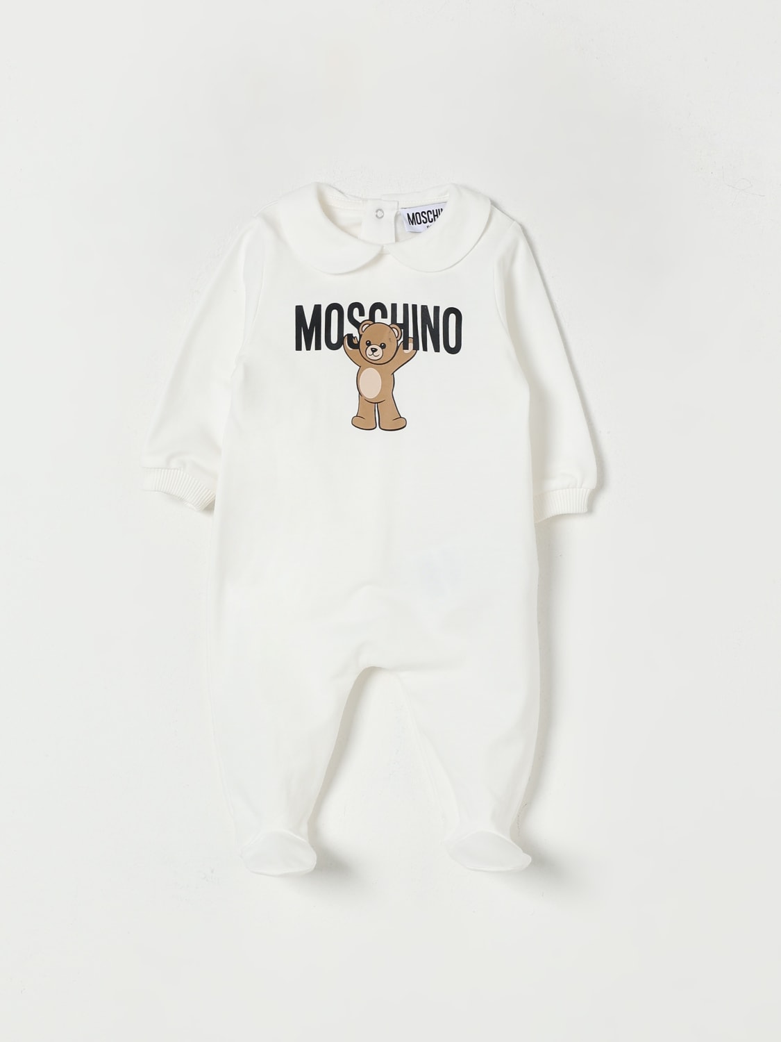 MOSCHINO TRACKSUIT: Romper kids Moschino, Yellow Cream - Img 1