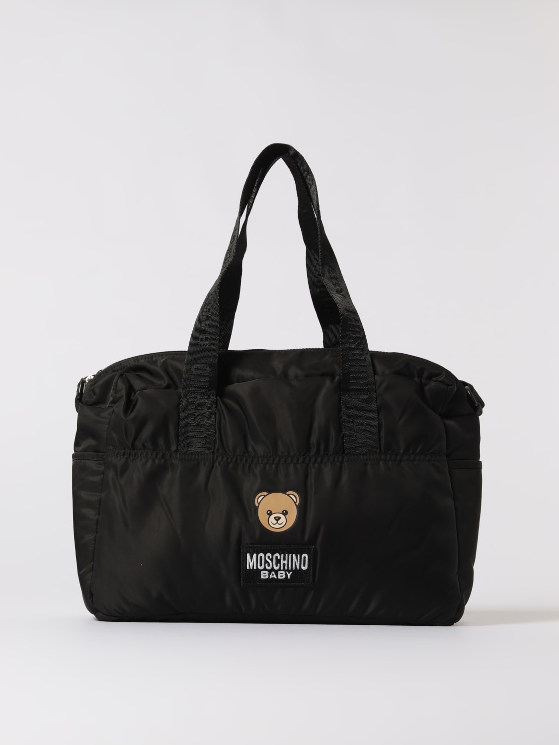 MOSCHINO BLANKET SET: Bag kids Moschino, Black - Img 1