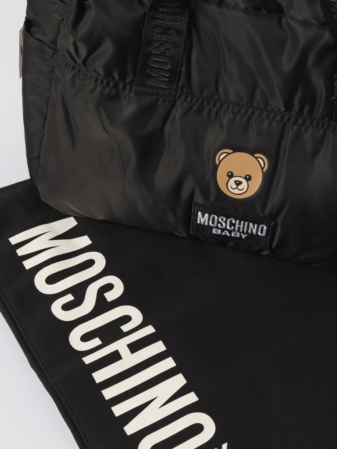 MOSCHINO BLANKET SET: Bag kids Moschino, Black - Img 3