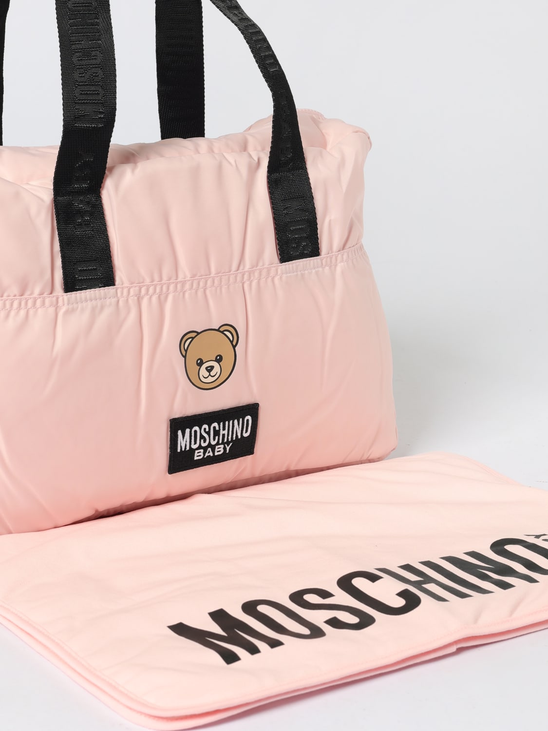 MOSCHINO BLANKET SET: Bag kids Moschino, Pink - Img 3