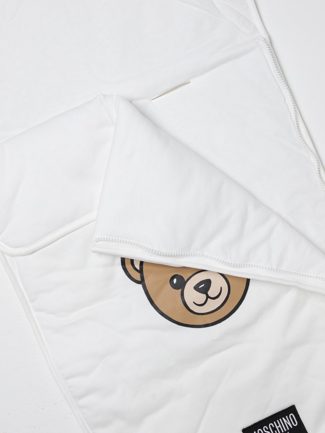 MOSCHINO BLANKET SET: Bedcovers and blankets lifestyle Moschino, Yellow Cream - Img 2