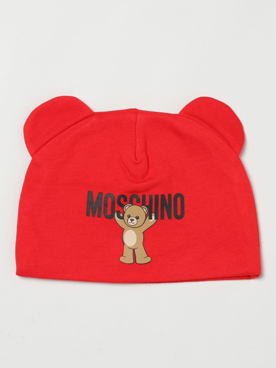 MOSCHINO GORRO: Gorro niños Moschino, Rojo - Img 1